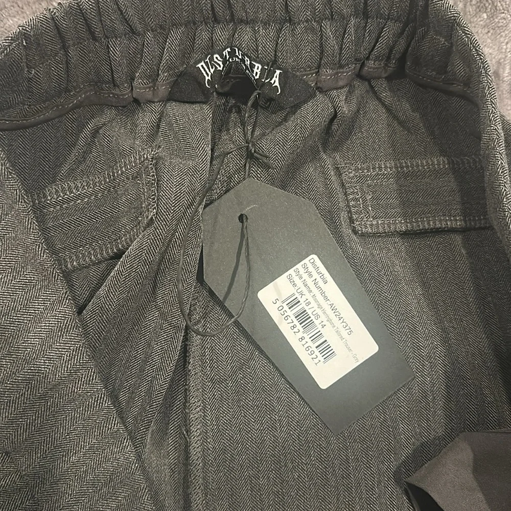 Disturbia Grey Trousers - Picture 4 of 13